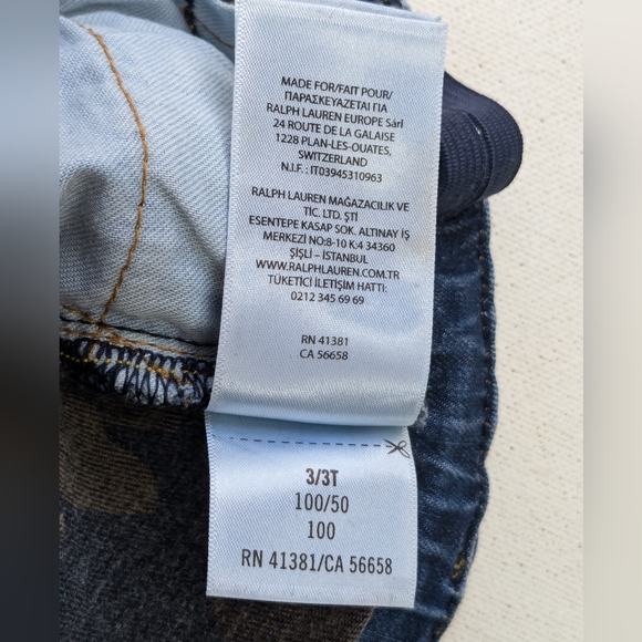 Polo Ralph Lauren Boys Denim Jeans Pants Size 3 Toddler W-2 - Picture 8 of 10